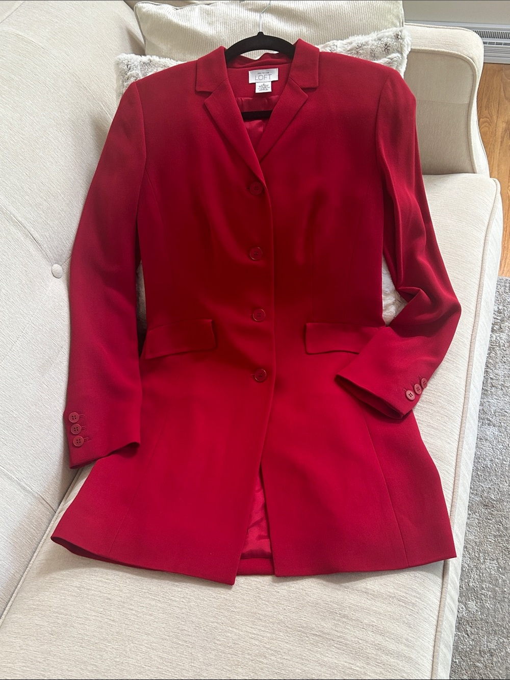 LOFT Vibrant Red Blazer